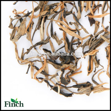 BT-004 EU Standard Hong mu dan or Red Peony Bulk Loose Leaf Black Tea Yunnan Wholesale